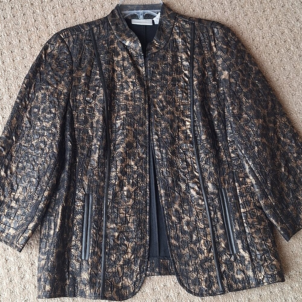 Chico"s Animal Print Jacket